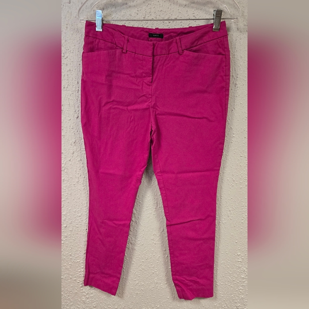Worthington Fuchsia Ankle Pants